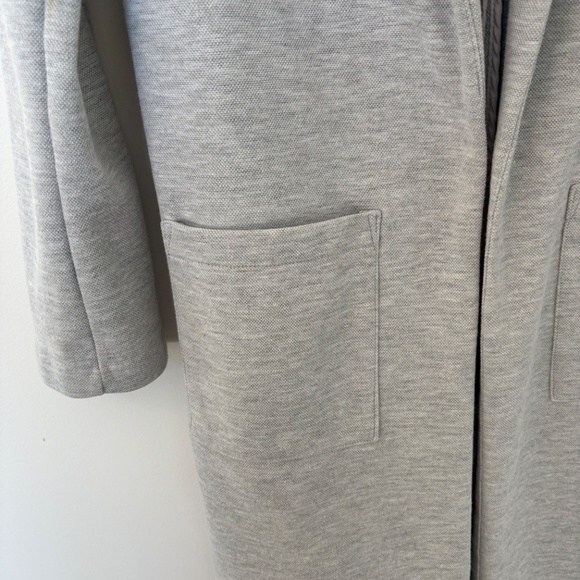 Dynamite Long Blazer Style Coat With Pockets Gray XS - Picture 7 of 11